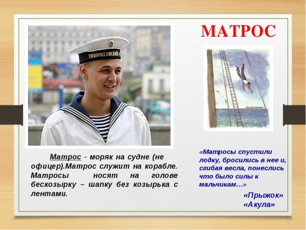 Моряки в живописи