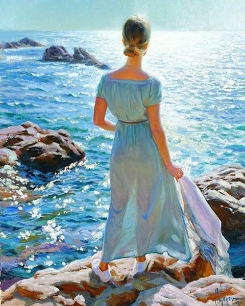 Картины Владимира Волегова море