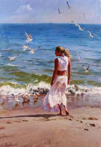 Михаил Гармаш художник. Море