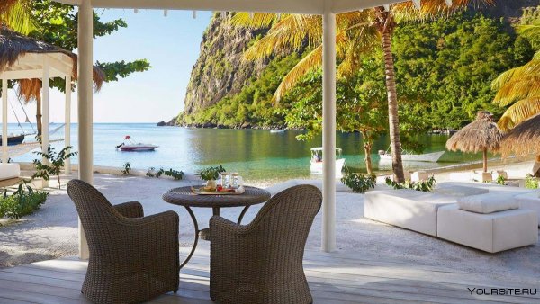 Карибские острова бунгало