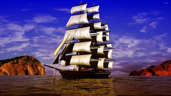 Доусон Монтегю парусник