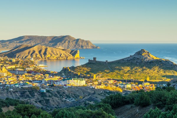 Город Судак в Крыму