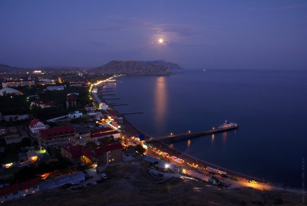 Город Судак в Крыму