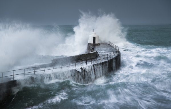 Энди Симмонс пейзаж море шторм