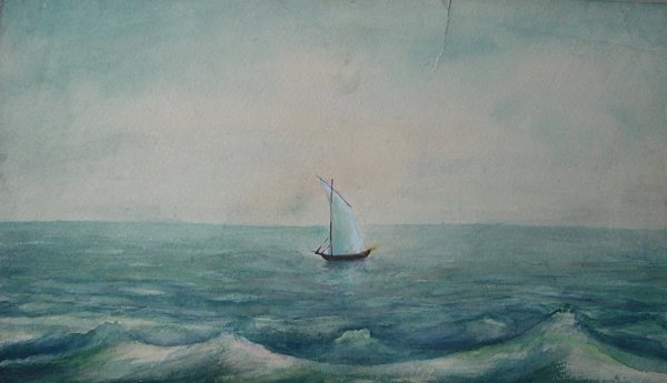 Картина Лермонтова Парус