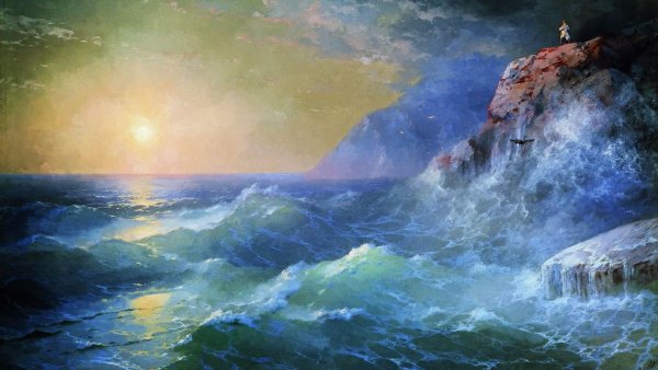 Наполеон на острове Святой Елены Айвазовский