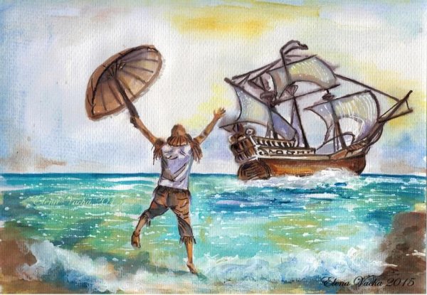 Робинзон Крузо иллюстрации