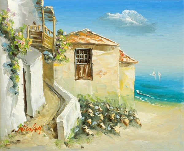 Сказочный дом у моря