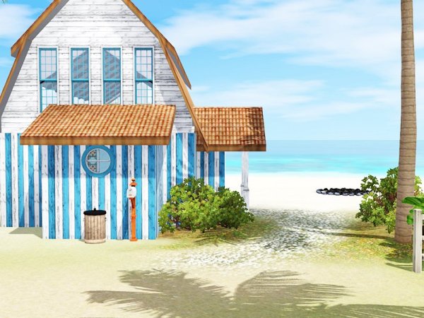 Домик на море дети