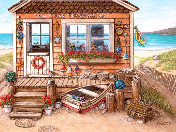 Сказочный дом у моря