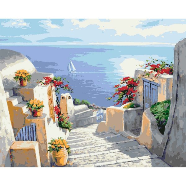 Сказочный домик у моря