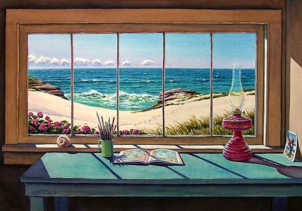 Дом у моря картина