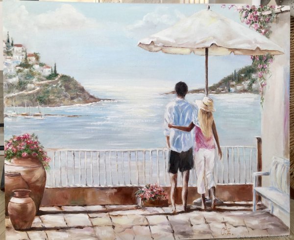 Милый домик на берегу моря