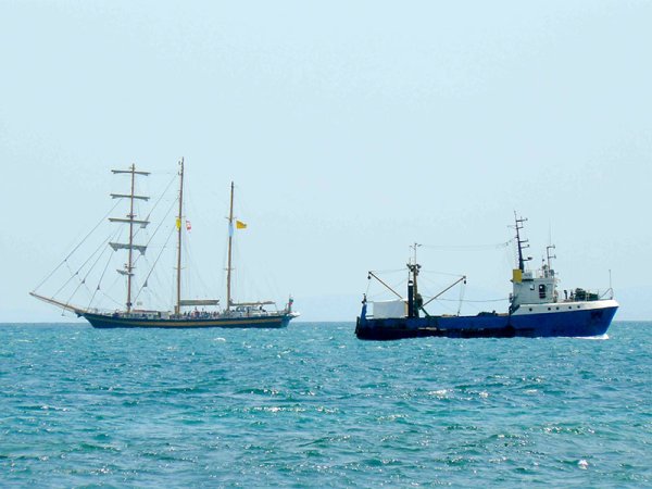 Корабли расходятся в море