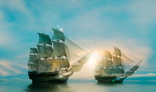 Корабли расходятся в море