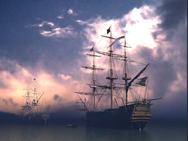 Корабль парусник