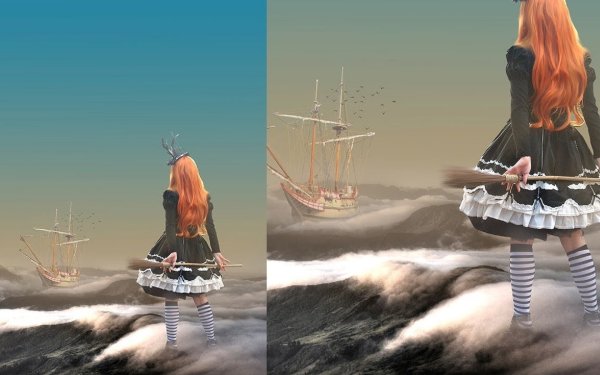 Мужчина и женщина в лодке