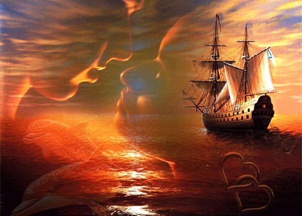 Корабль анимация