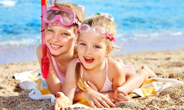 Лето дети море