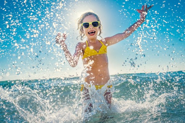 Лето пляж дети