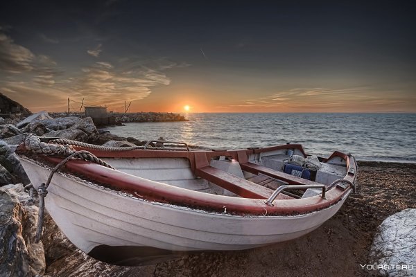 Красивые пейзажи с лодкой