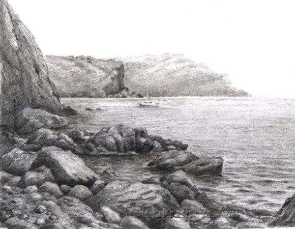 Море карандашом