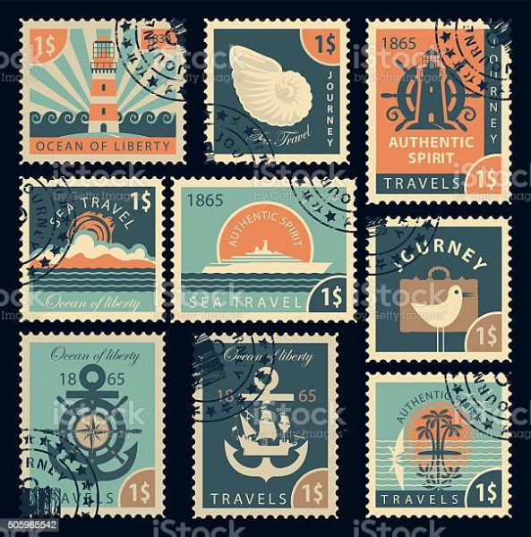 Советские марки с чайками