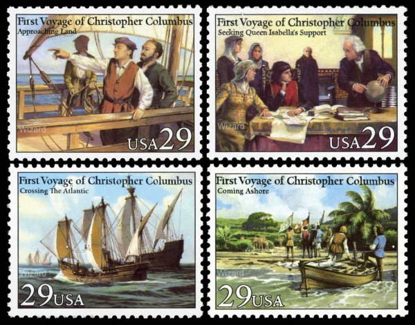 Почтовая марка Витус Беринг