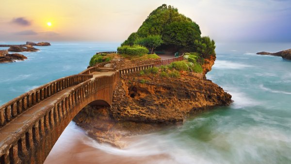 Остров в Биаррице, Франция