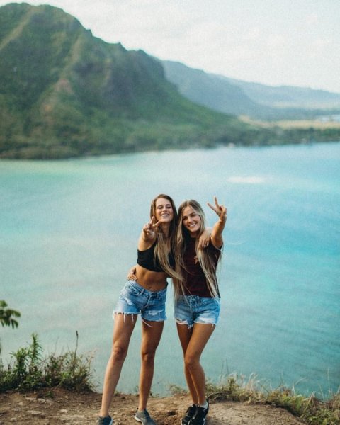 Подруги на море