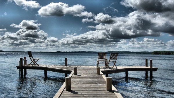 Деревянный причал