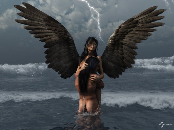 Ангел на берегу