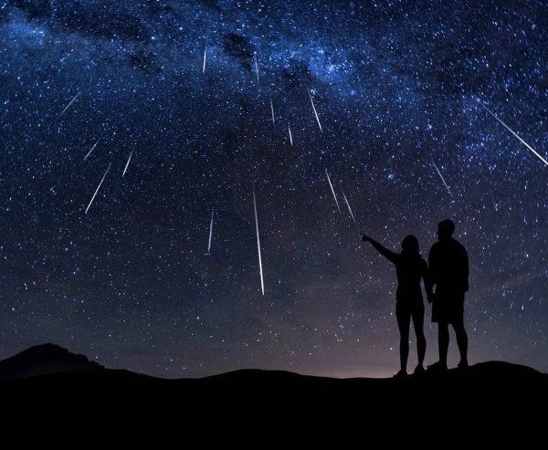 Августовское звездное небо