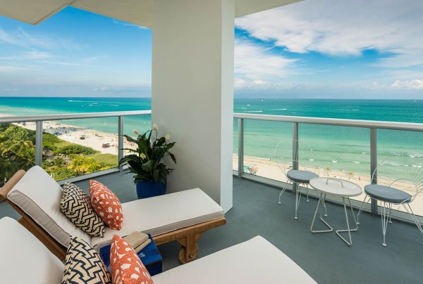 Отель в Майами вид на океан