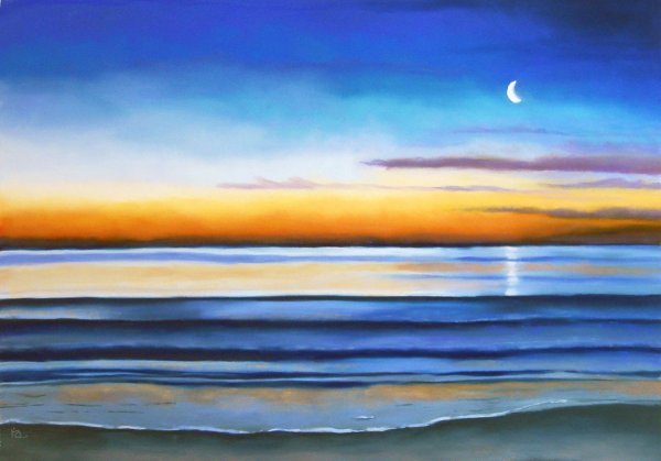 Маяк гуашью