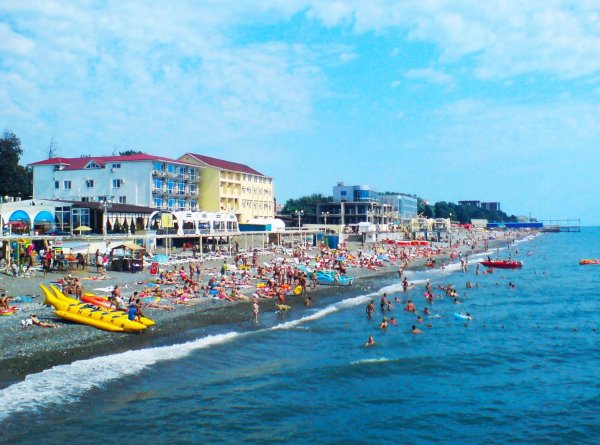 Пляж огонек Адлер