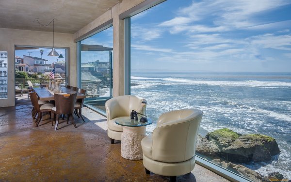 Вид на море с балкона