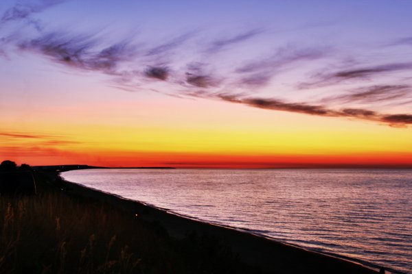 Азовское море Бердянск закат