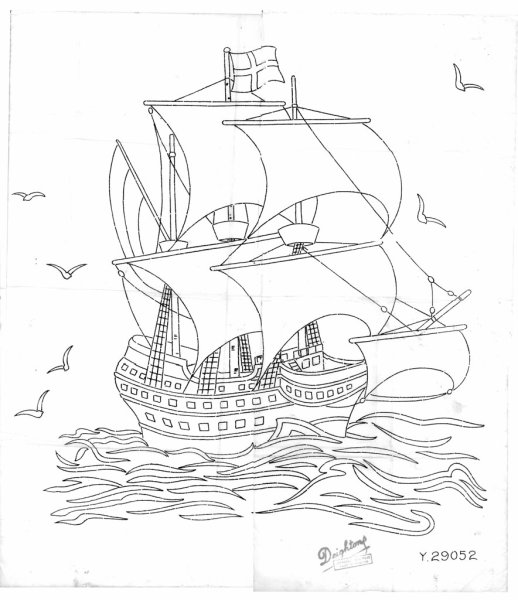 Трафареты кораблей для выжигания