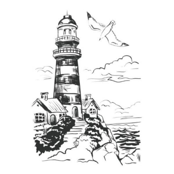 Маяк для выжигания по дереву