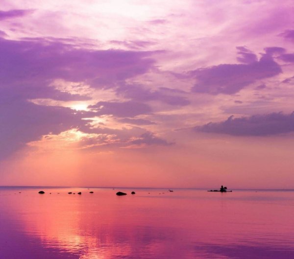 Сиреневый закат