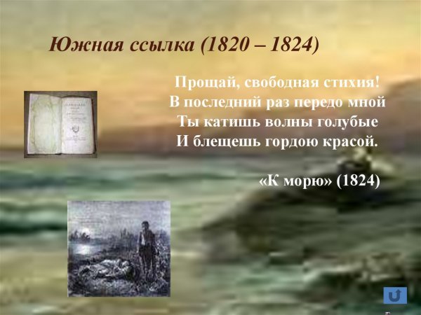 Южная ссылка Пушкина 1820-1824