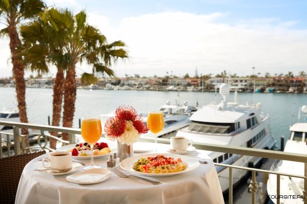 Прекрасное утро на море