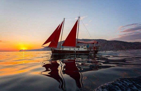 Море пляж корабль