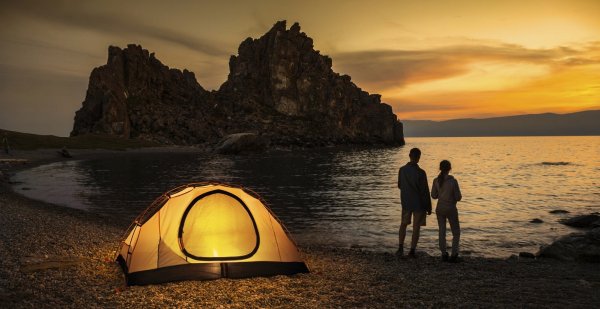 Палатки на Ольхоне