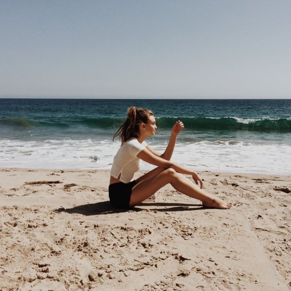 Креативная фотосессия на пляже