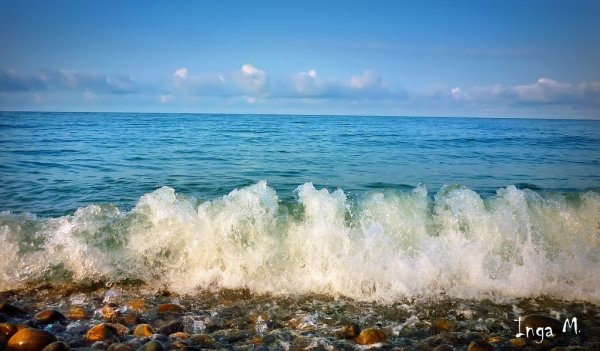 Черное море летом днем