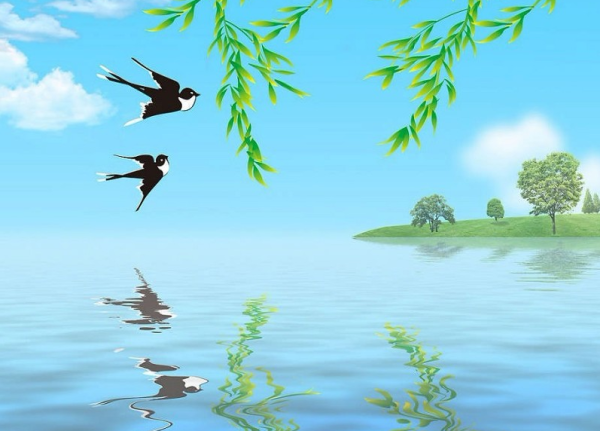 Стая ласточек