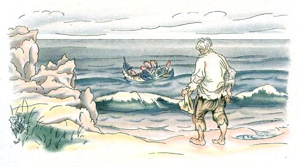 Золотая рыбка сказка Пушкина мультфильм