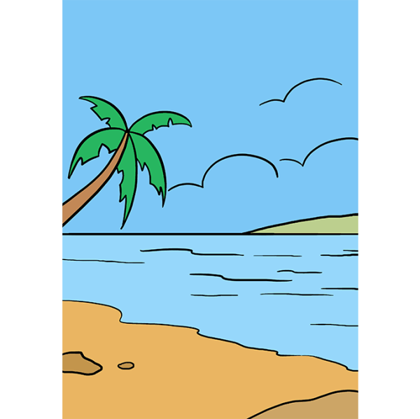 Море карандашом